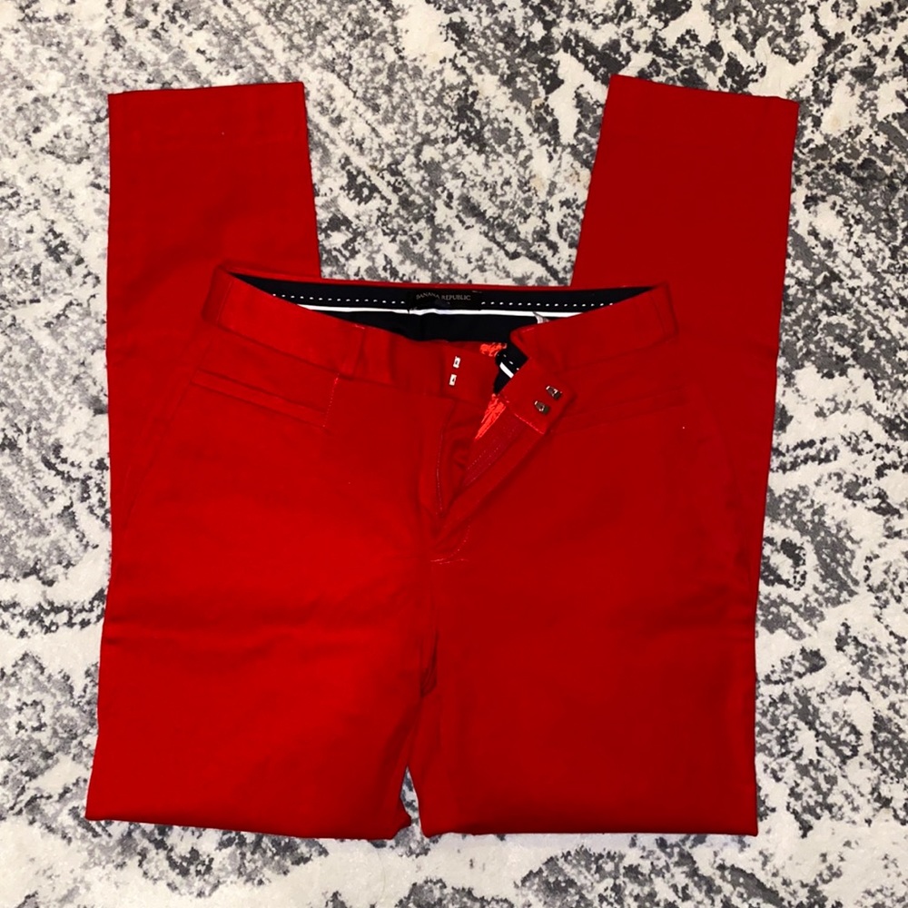 Skinny leg dress pants